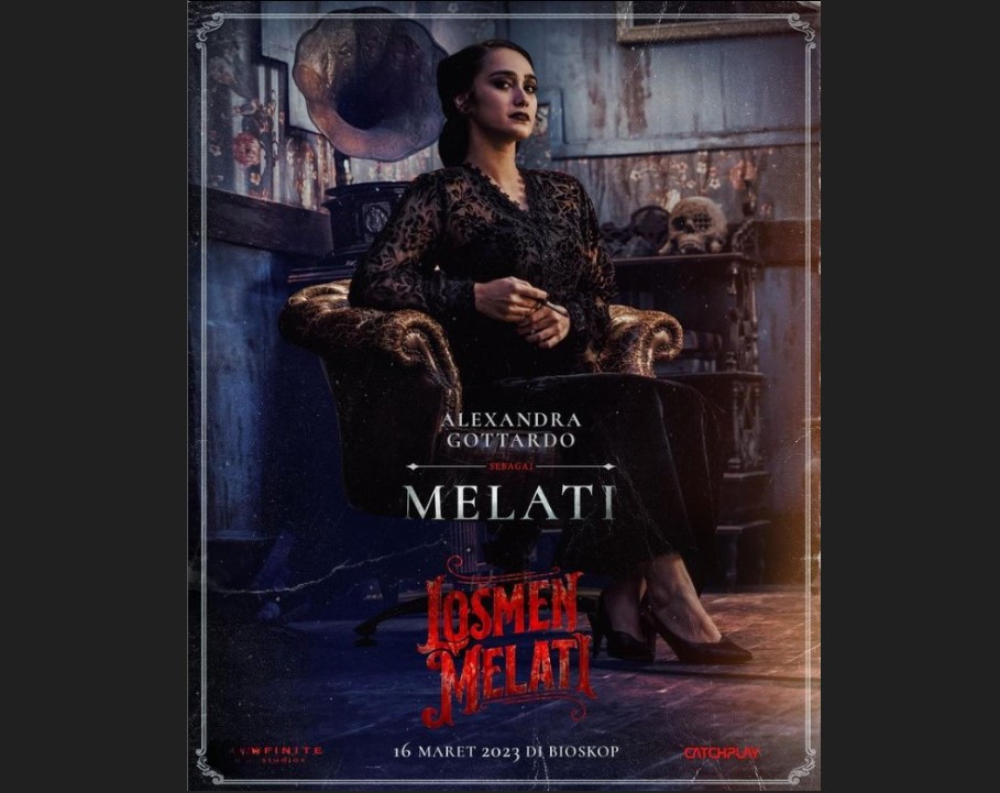 Alexandra Gottardo berperan sebagai Melati di film Losmen Melati.