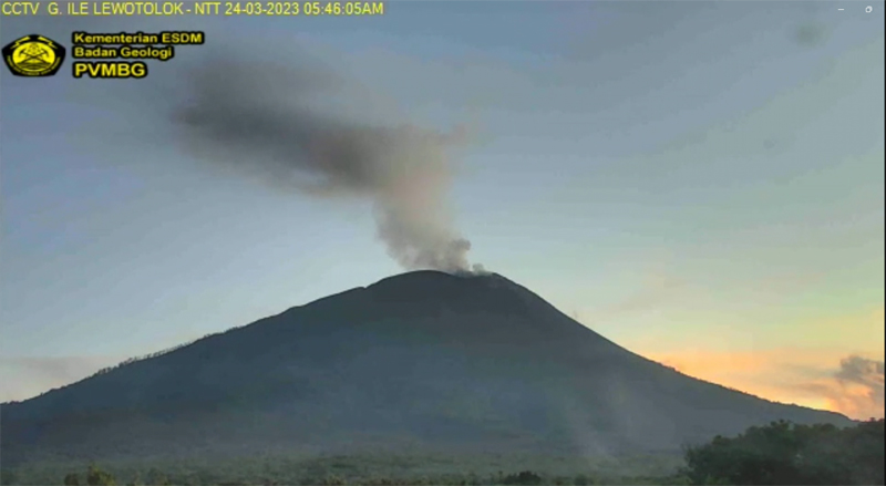 Kondisi terkini Gunung Ile Lewotolok