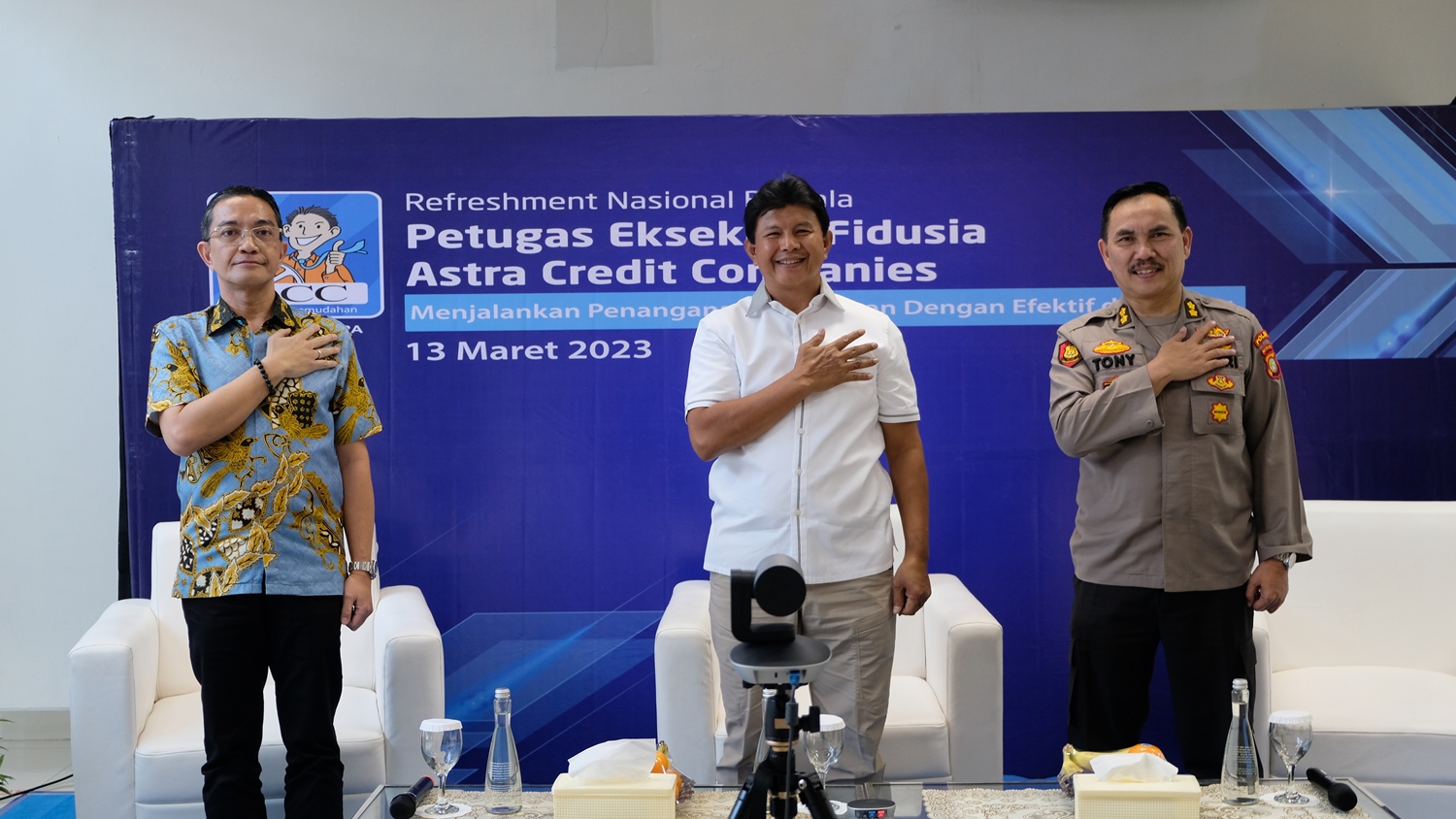 Astra Credit Companies (ACC), menyelenggarakan kegiatan refreshment nasional berkala untuk seluruh petugas eksekusi fidusia di Jakarta.