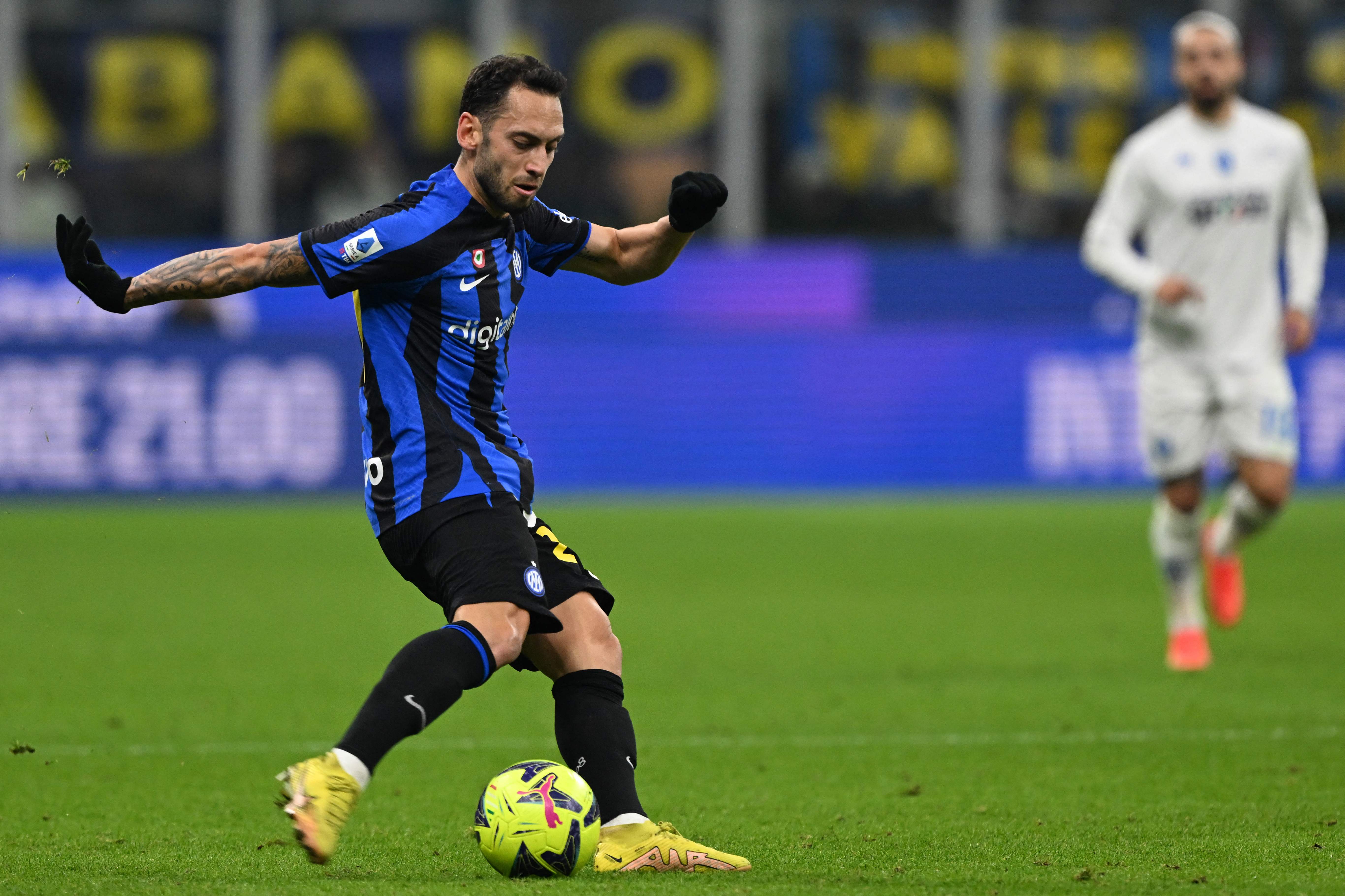 Gelandang Inter Milan Hakan Calhanoglu