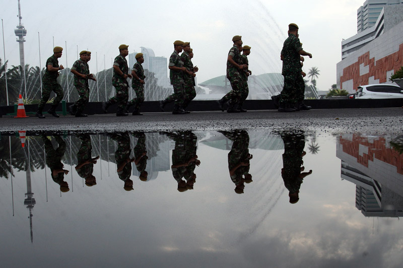 Ilustrasi: Polda mengerahkan 1.753 personel mengamankan DPR.