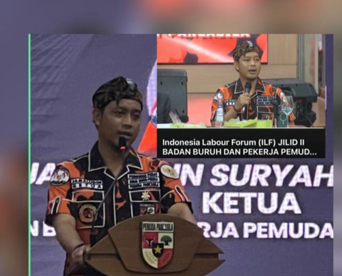  Ketua Badan Buruh & Pekerja Pemuda Pancasila (B2P3) Jamaludin Suryahadikusuma