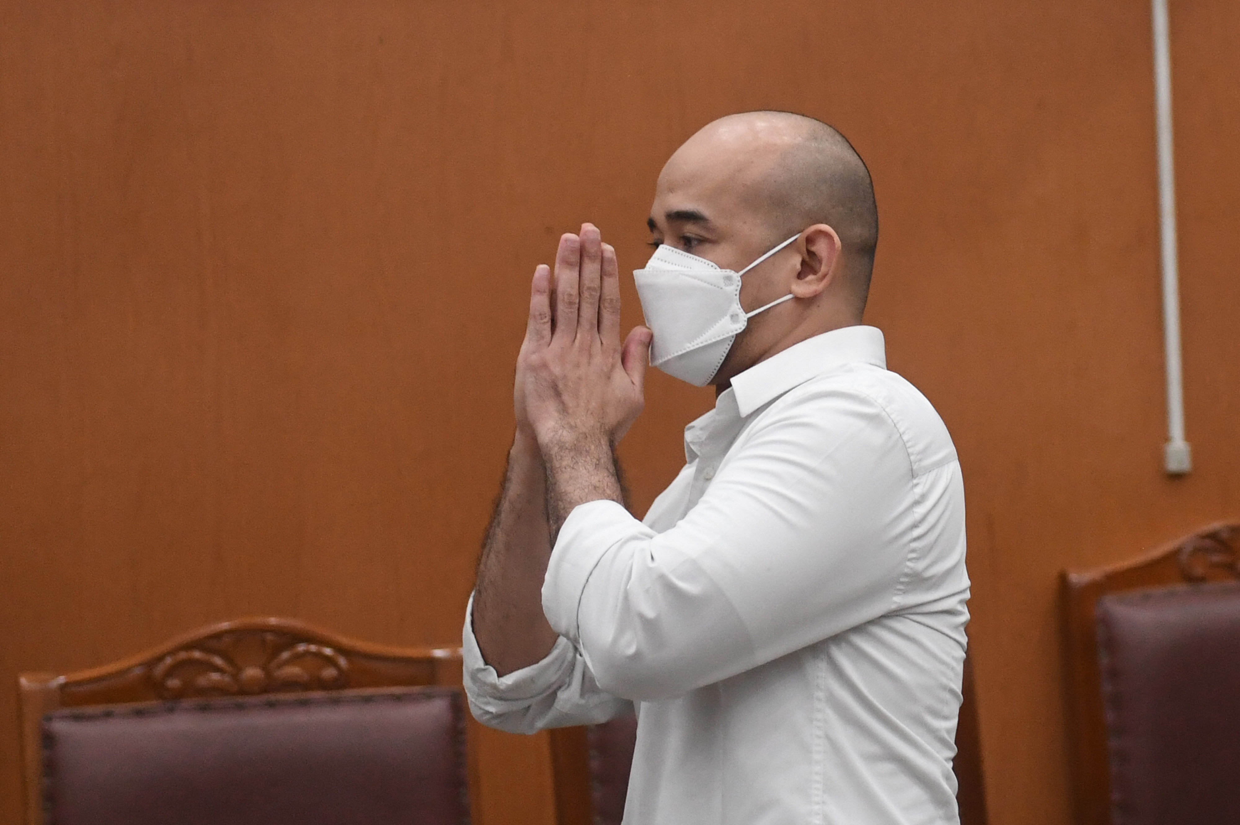 Terdakwa kasus dugaan perintangan penyidikan pada kasus pembunuhan Brigadir Yosua, Baiquni Wibowo 