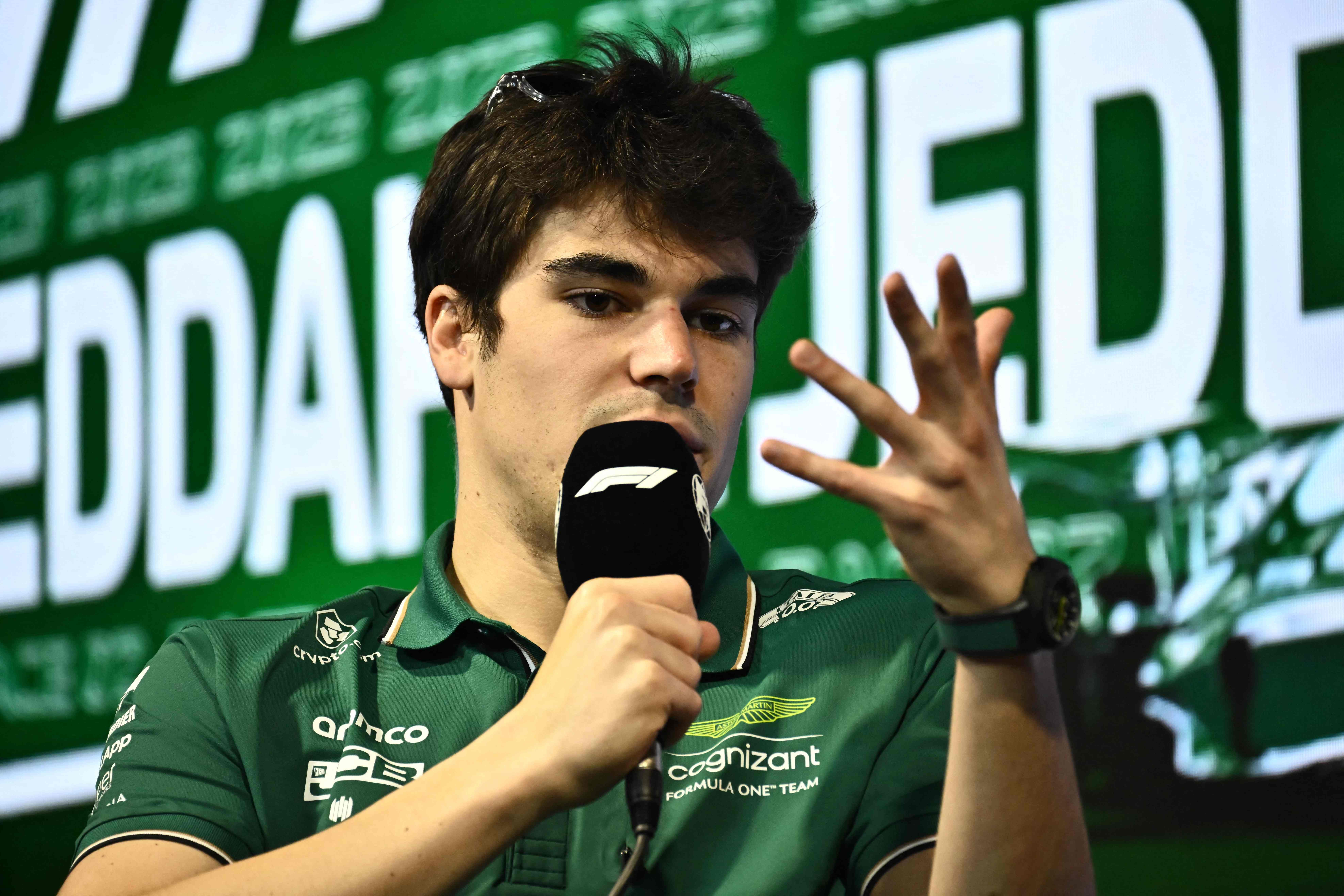 Pembalap Aston Martin Lance Stroll 