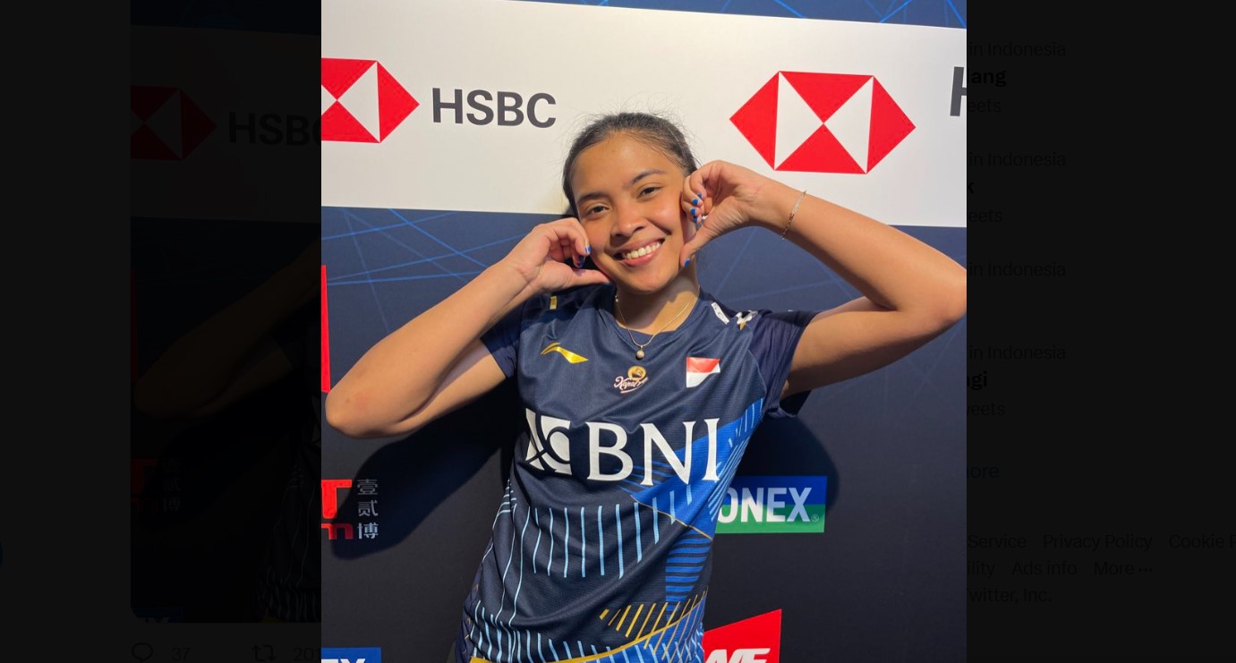 Tunggal putri Gregoria Mariska Tunjung