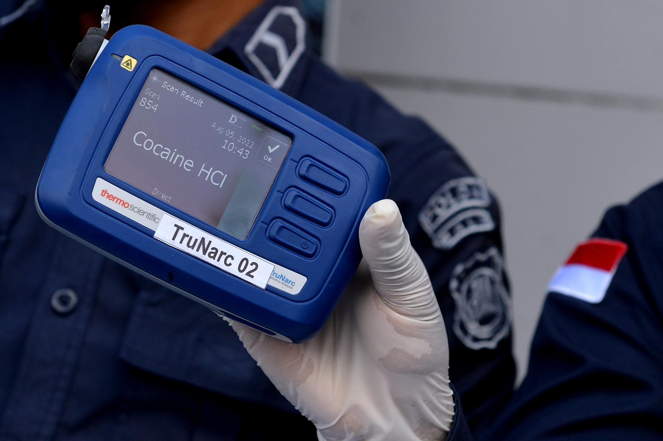 Alat penguji kandungan kokain