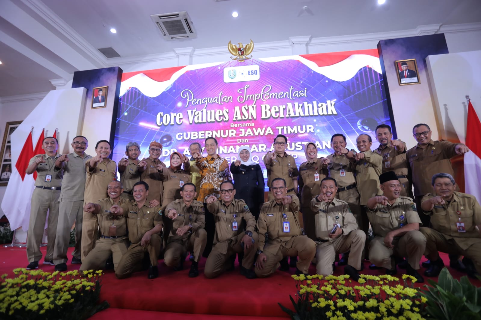 Pemprov Jatim Gandeng ESQ Perkuat Implementasi Core Values ASN BerAKHLAK