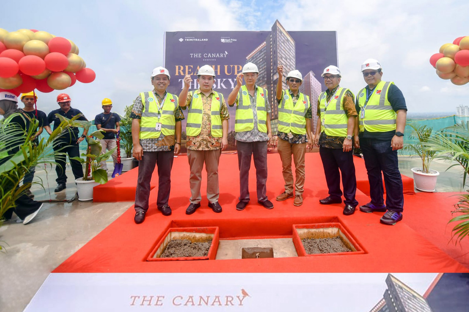 Topping off The Canary.