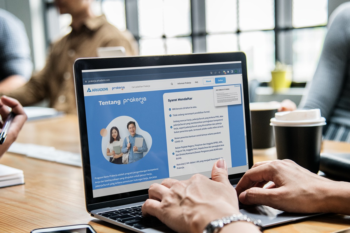 Ilustrasi pelatihan Kartu Prakerja di Arkademi