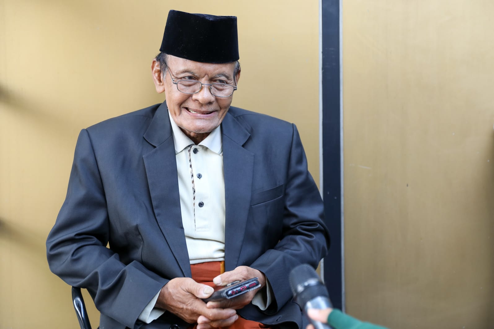 Ketua Pengurus Wilayah (PW) Dewan Masjid Indonesia (DMI) Banten, KH. Muhammad Rasna Dahlan 