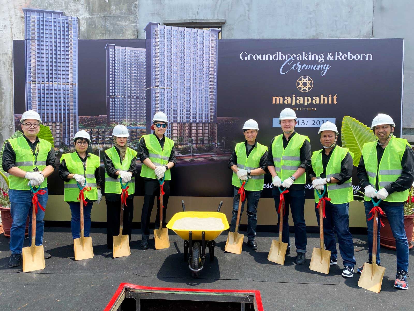 Acara Groundbreaking Majapahit Suites yang digelar pada Senin (13/3) di Kawasan Cibubur.
