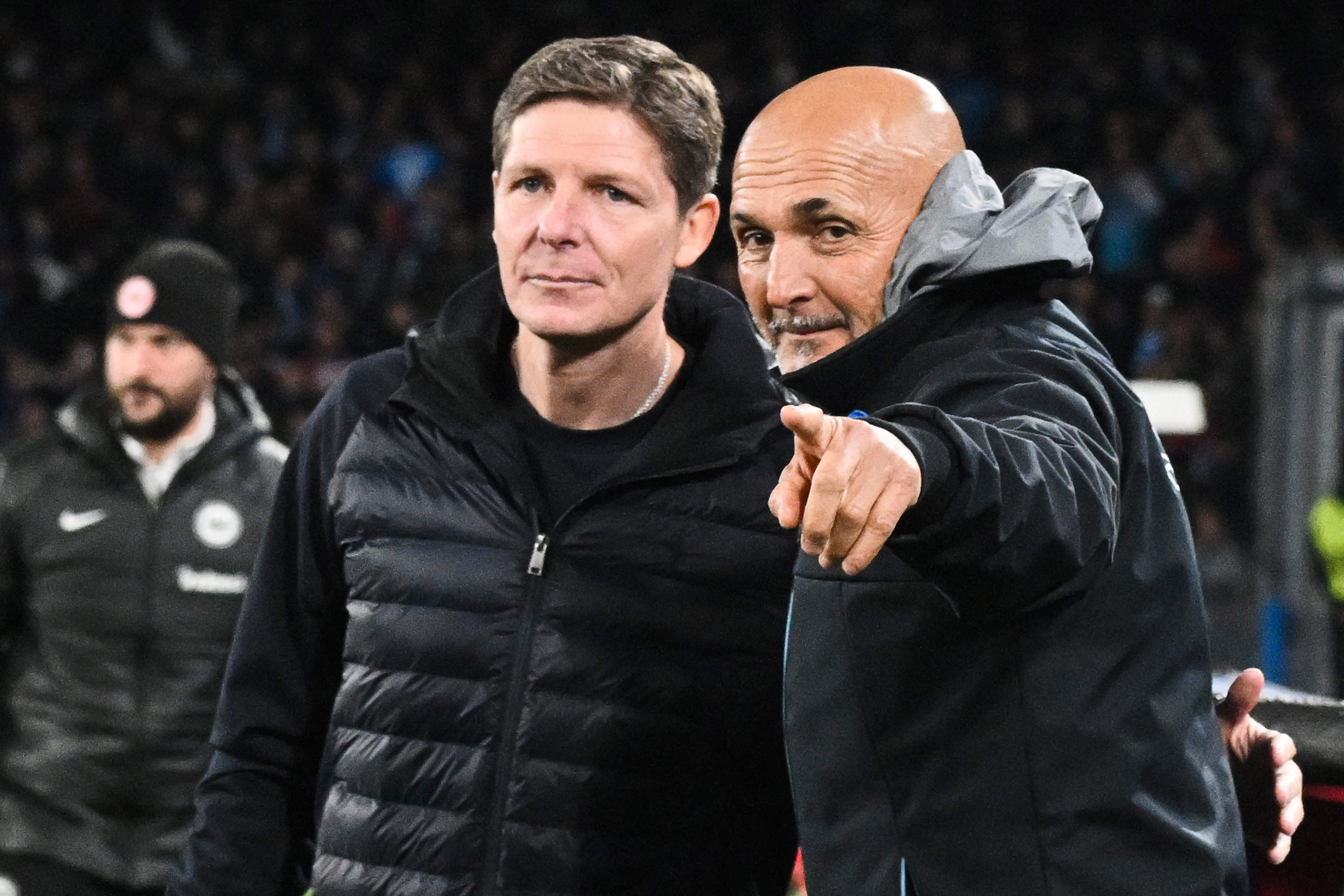 Pelatih Napoli asal Italia Luciano Spalletti sebelum babak 16 besar Liga Champions UEFA, di Diego-Maradona di Naples (15/3/2023)