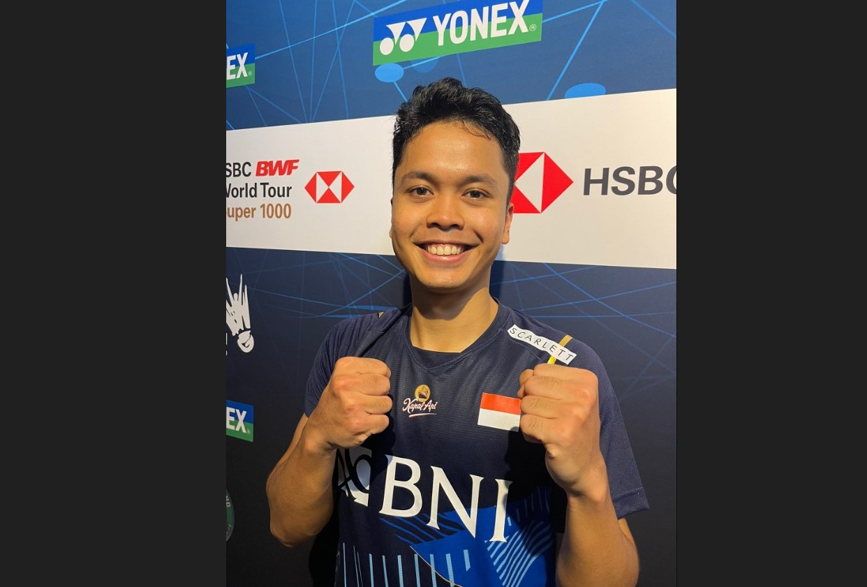 Tunggal putra Anthony Sinisuka Ginting