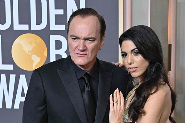 Quentine Tarantino dan istrinya Daniella Pick