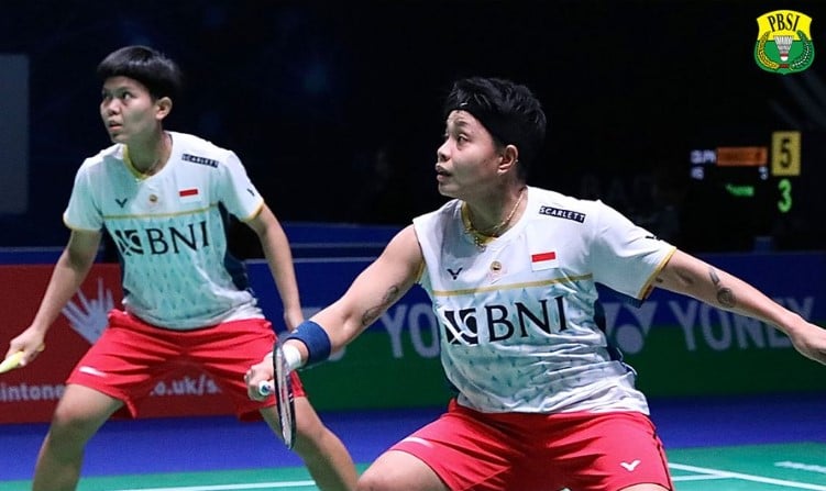 Ganda putri Apriyani Rahayu dan Siti Fadia Silva Ramadhanti