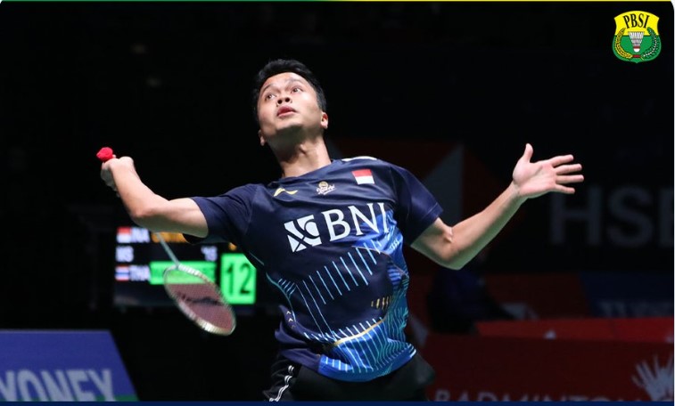 Tunggal putra Anthony Sinisuka Ginting