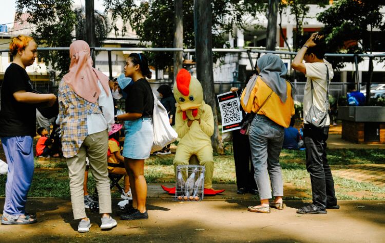 Act For Farmed Animals mengedukasi masyarakat.