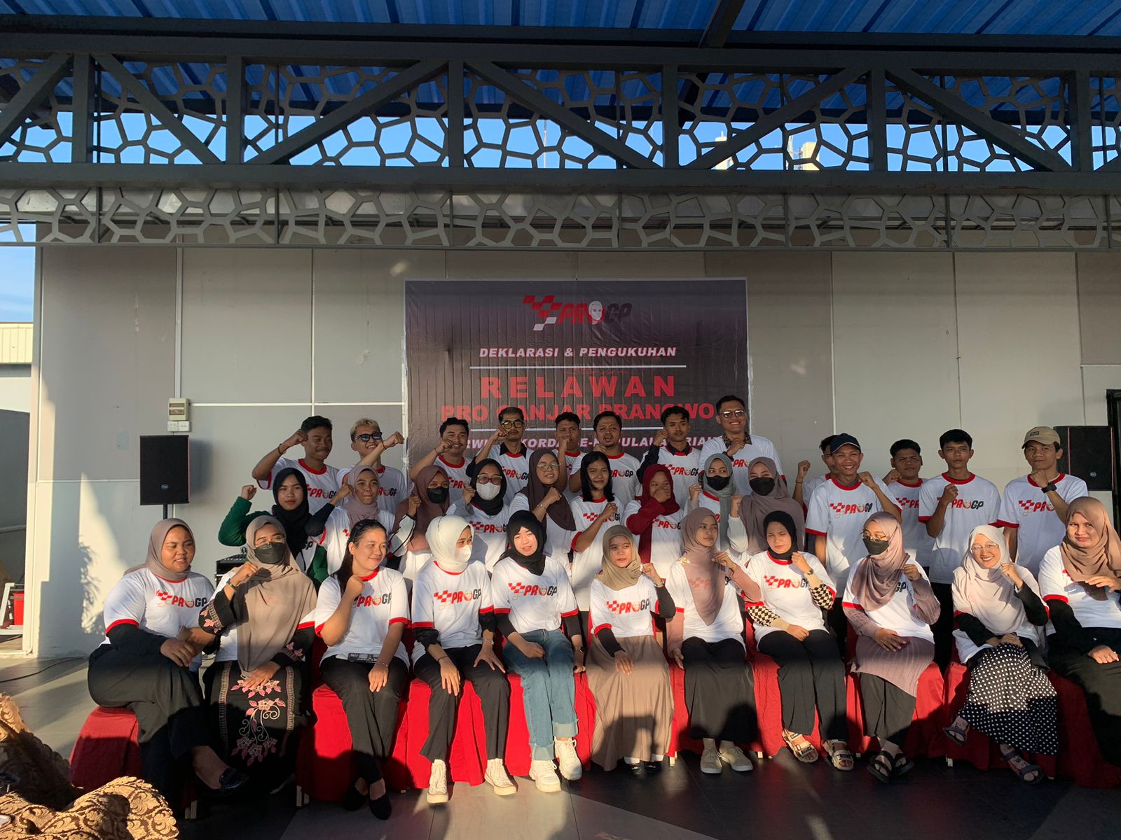 Pengukuhan Korwil dan 7 Korda Relawan ProGP se-Kepulauan Riau (Kepri) di Batam, Junat (17/3)