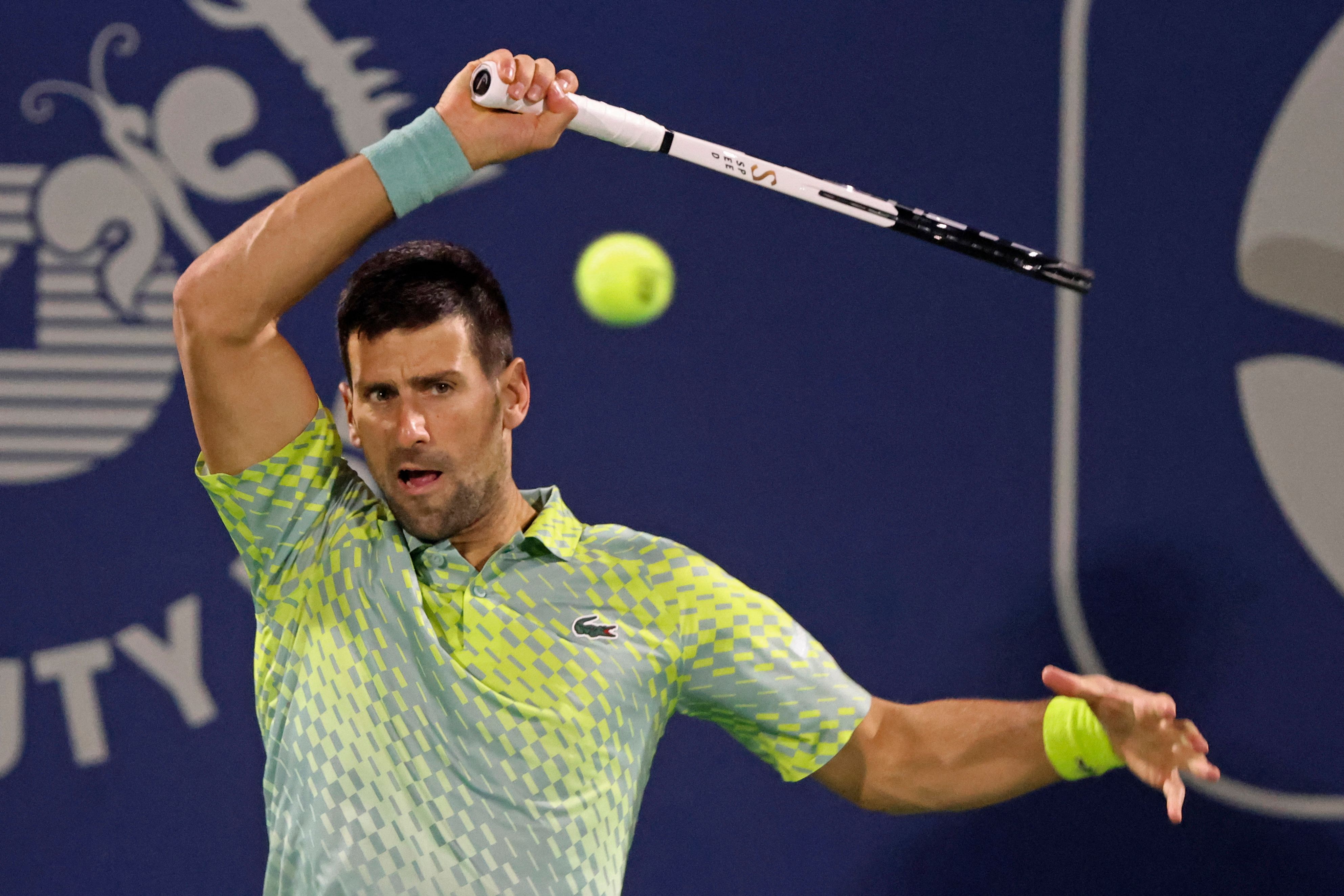 Petenis Serbia Novak Djokovic