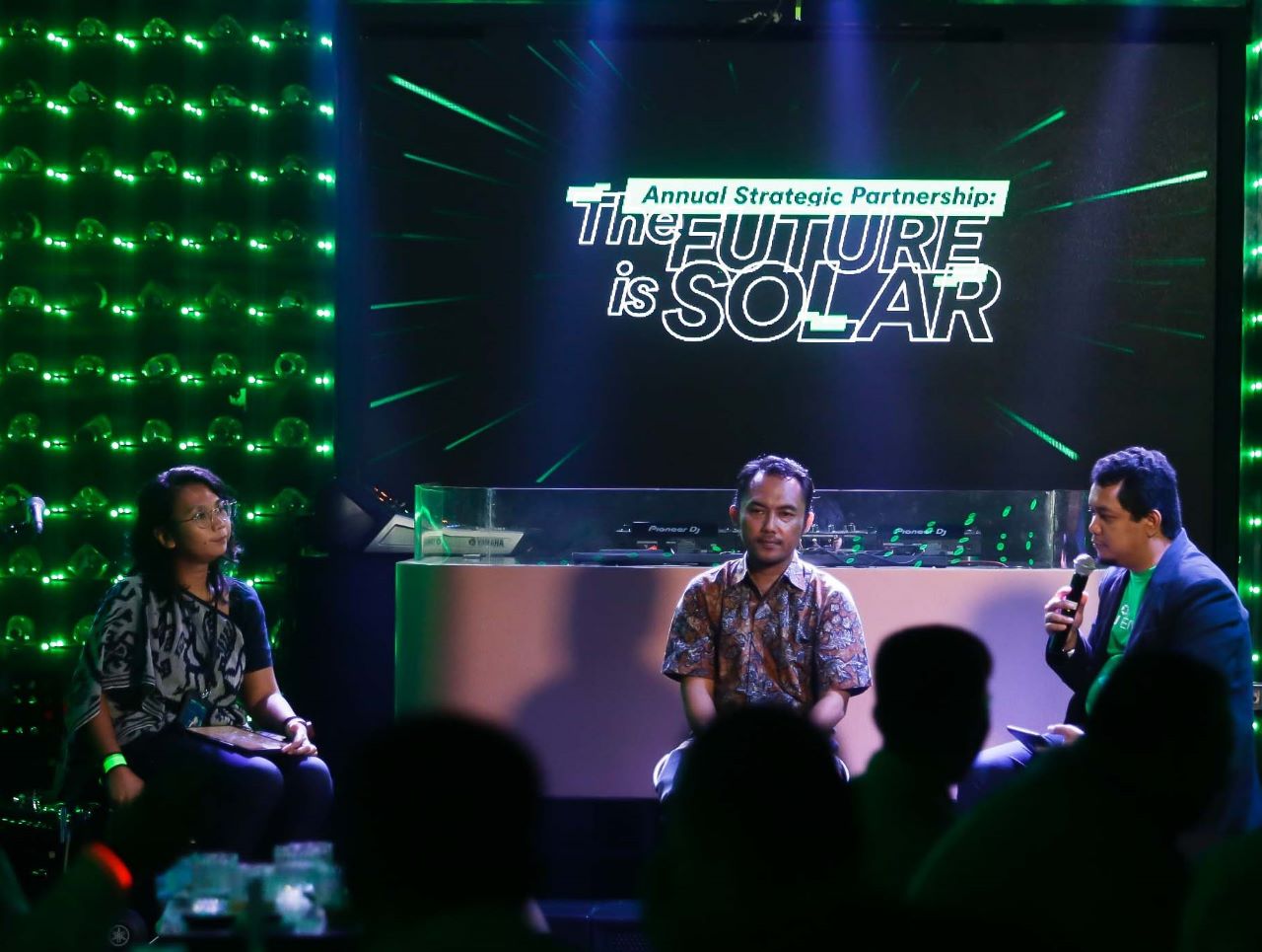 Diskusi dengan tema Annual Strategic Partnership: The Future is Solar di Jakarta, baru-baru ini.