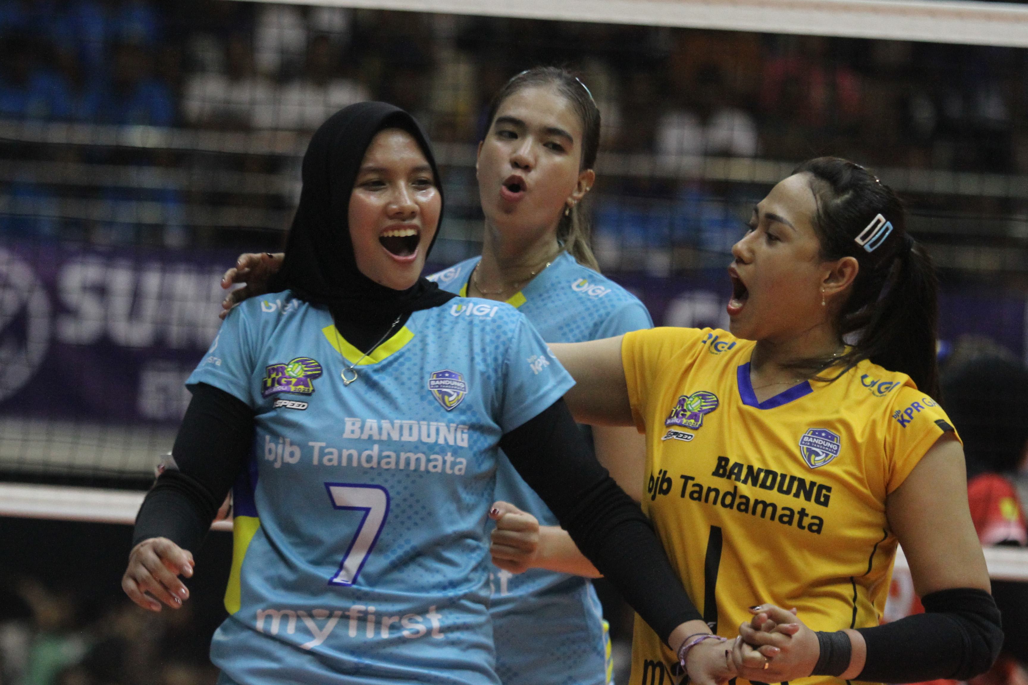 Pemain tim bola voli putri Bandung bjb Tandamata