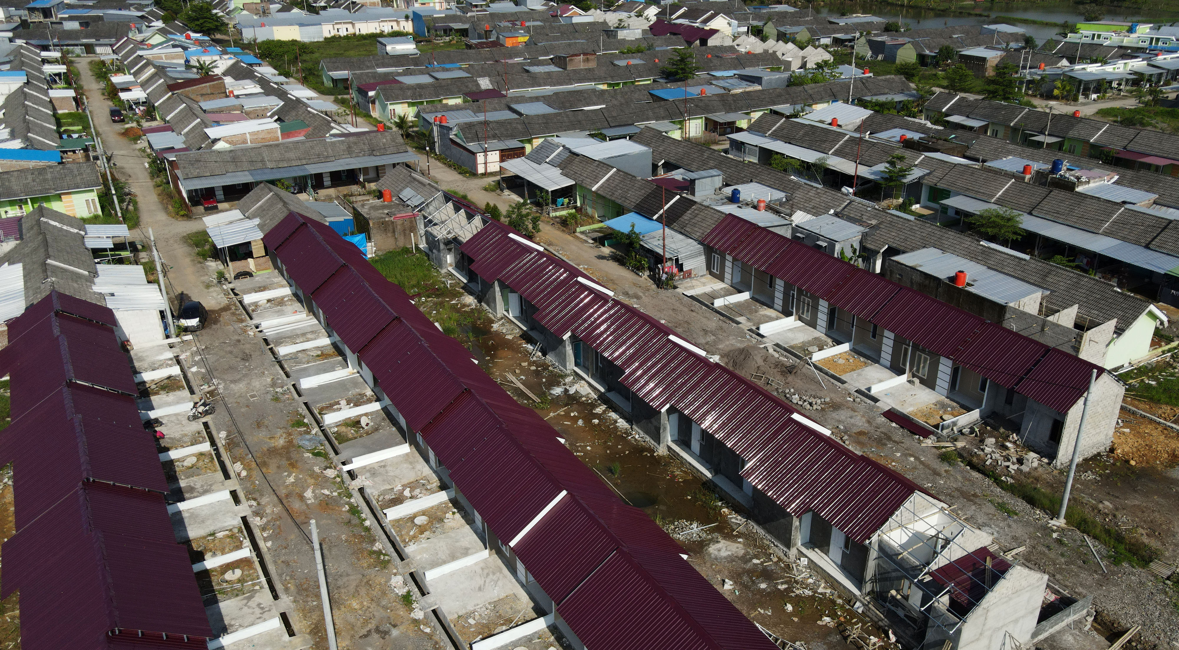 Pembangunan rumah subsidi do Gowa, Sulawesi Selatan