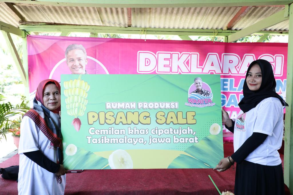 Rumah Produksi Pisang Sale, di Kampung Pasiralam, Cipatujah, Kab.Tasikmalaya diresmikan, Sabtu (18/3/2023)