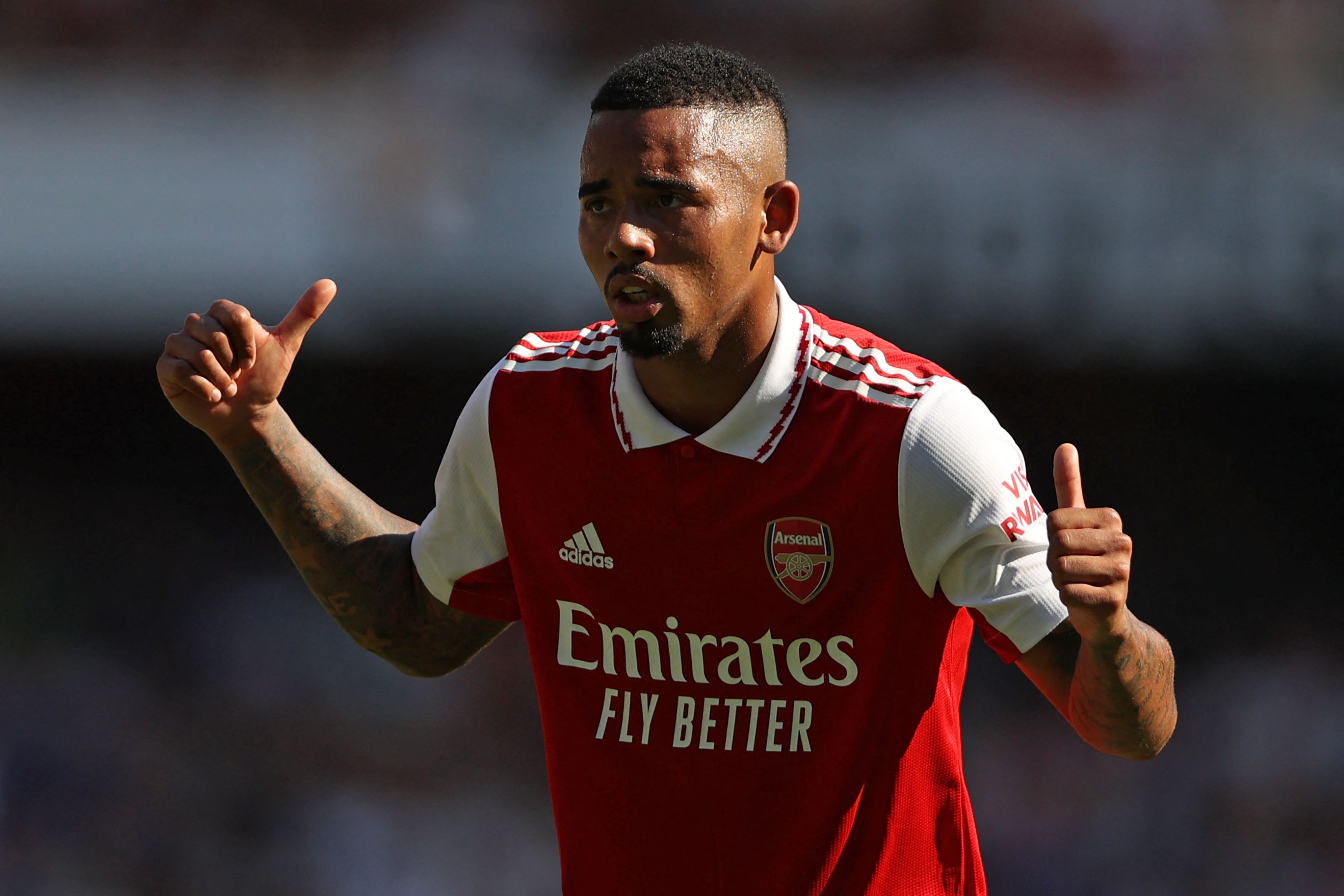 Striker Arsenal Gabriel Jesus