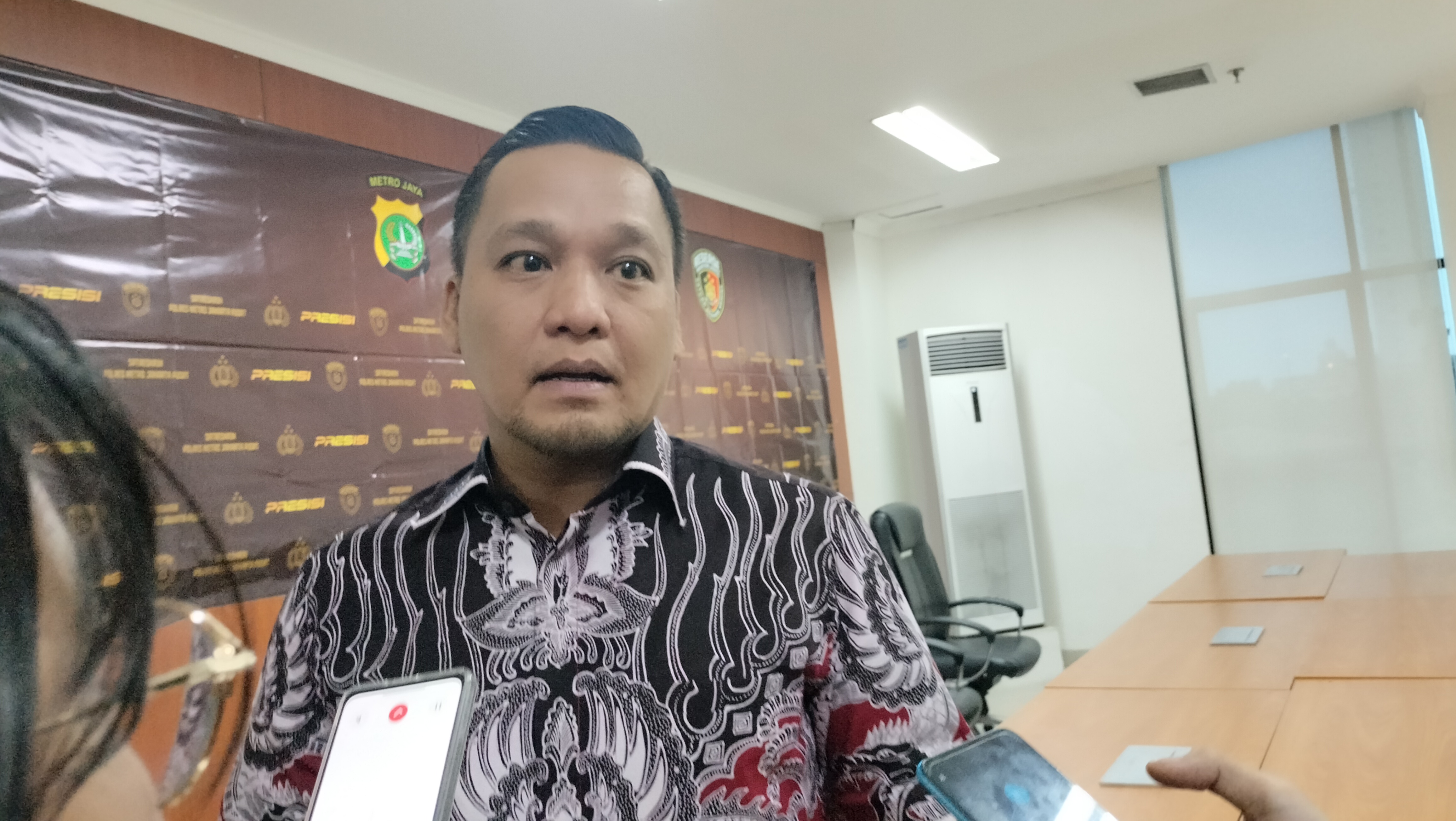 Kasat Reskrim Polres Metro Jakarta Pusat AKBP Hady Saputra Siagian