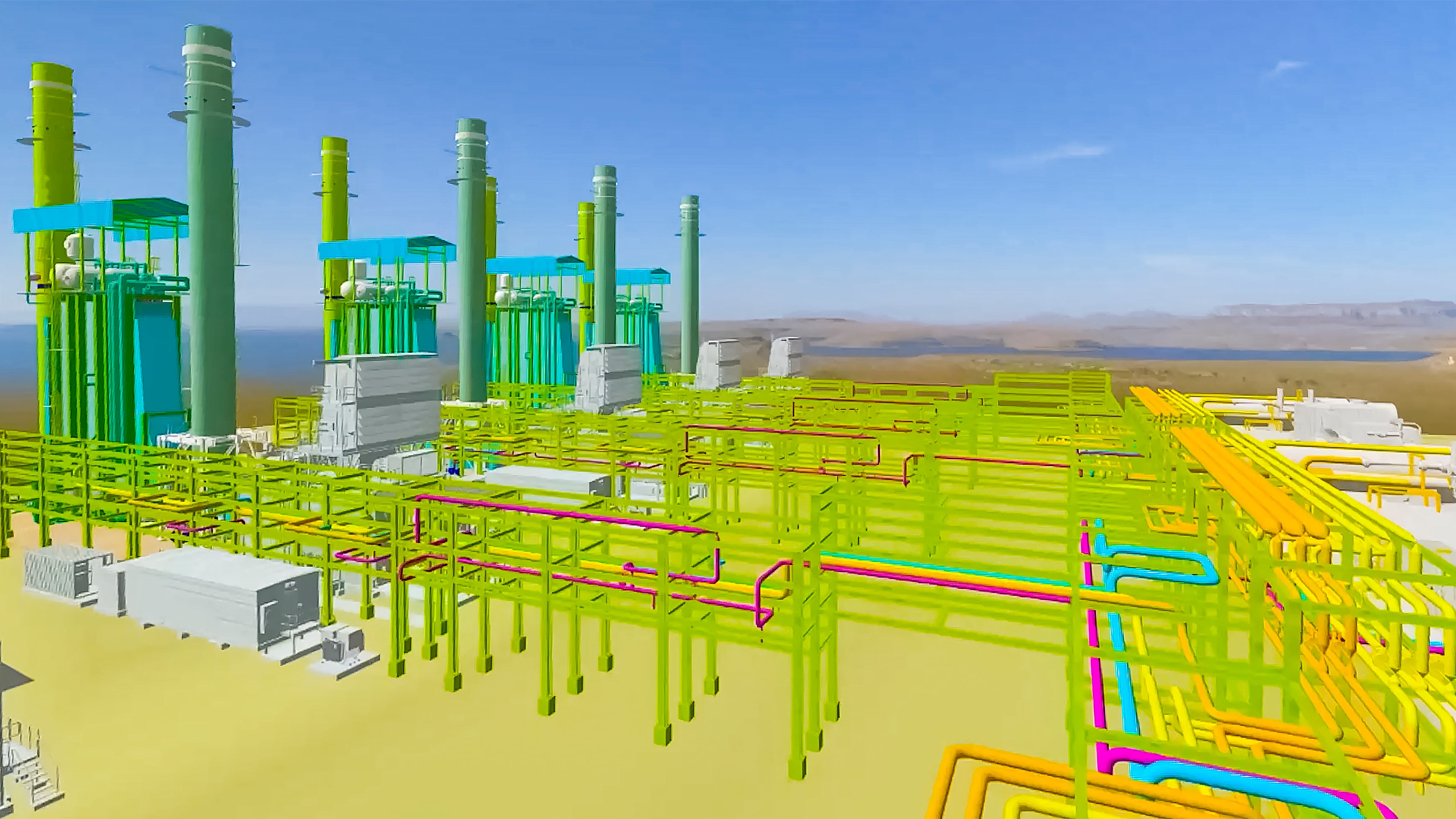 AMMAN sedang membangun Pembangkit Listrik Tenaga Gas dan Uap (PLTGU) berkapasitas 450 MW (gross). 