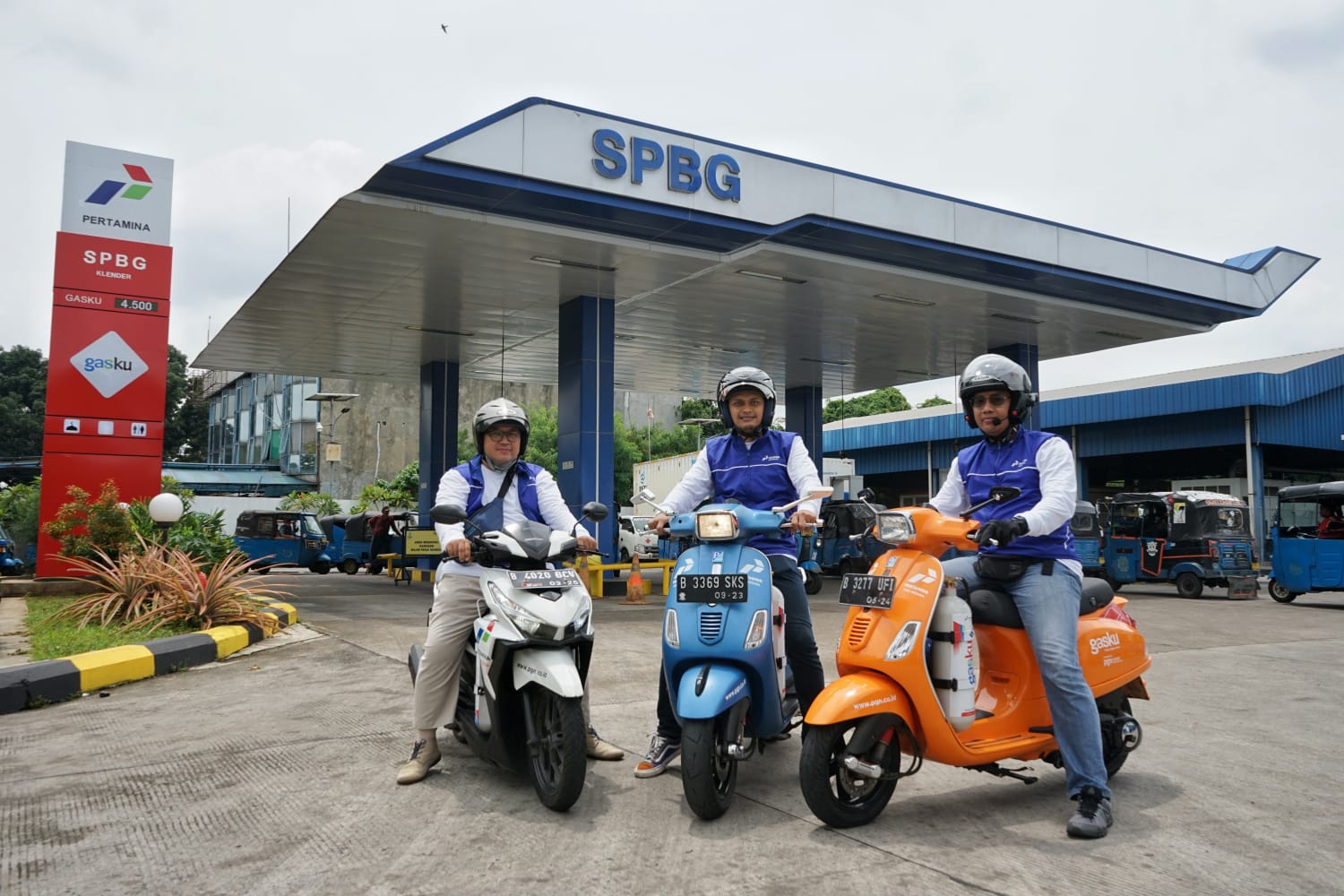 PGN uji coba ketahanan dan kehandalan motor berbahan bakar gas. 