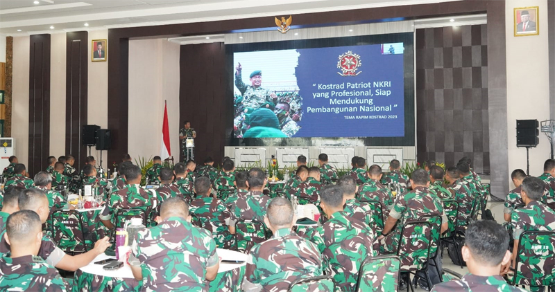 Pangkostrad pimpin Rapim dan Apel Komandan Satuan Kostrad