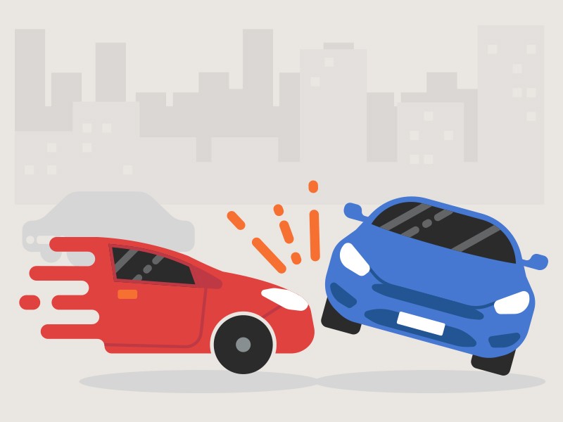 Truk Tabrak Sejumlah Kendaraan Lain di Simpang Slipi