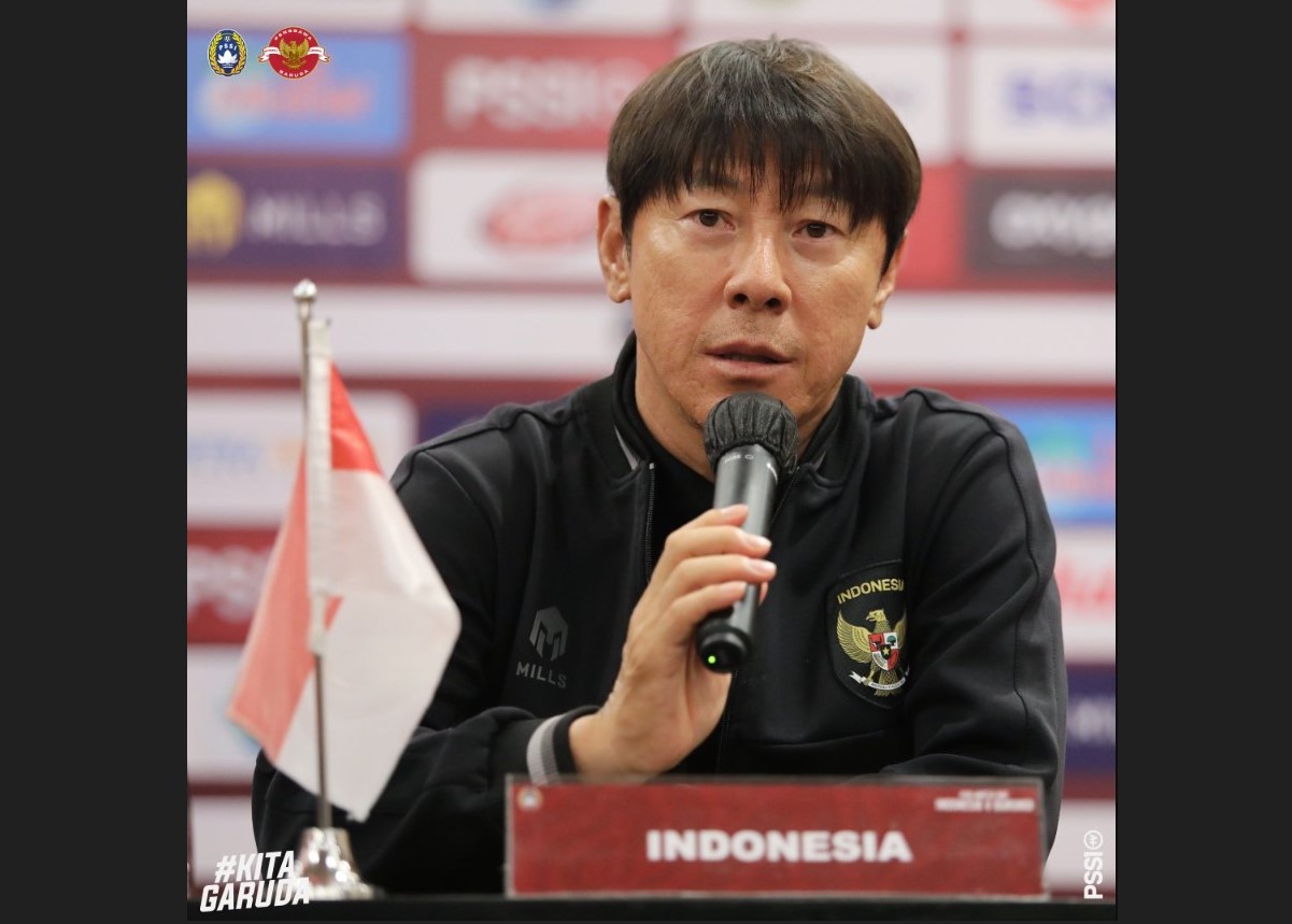 Pelatih timnas Indonesia Shin Tae Yong