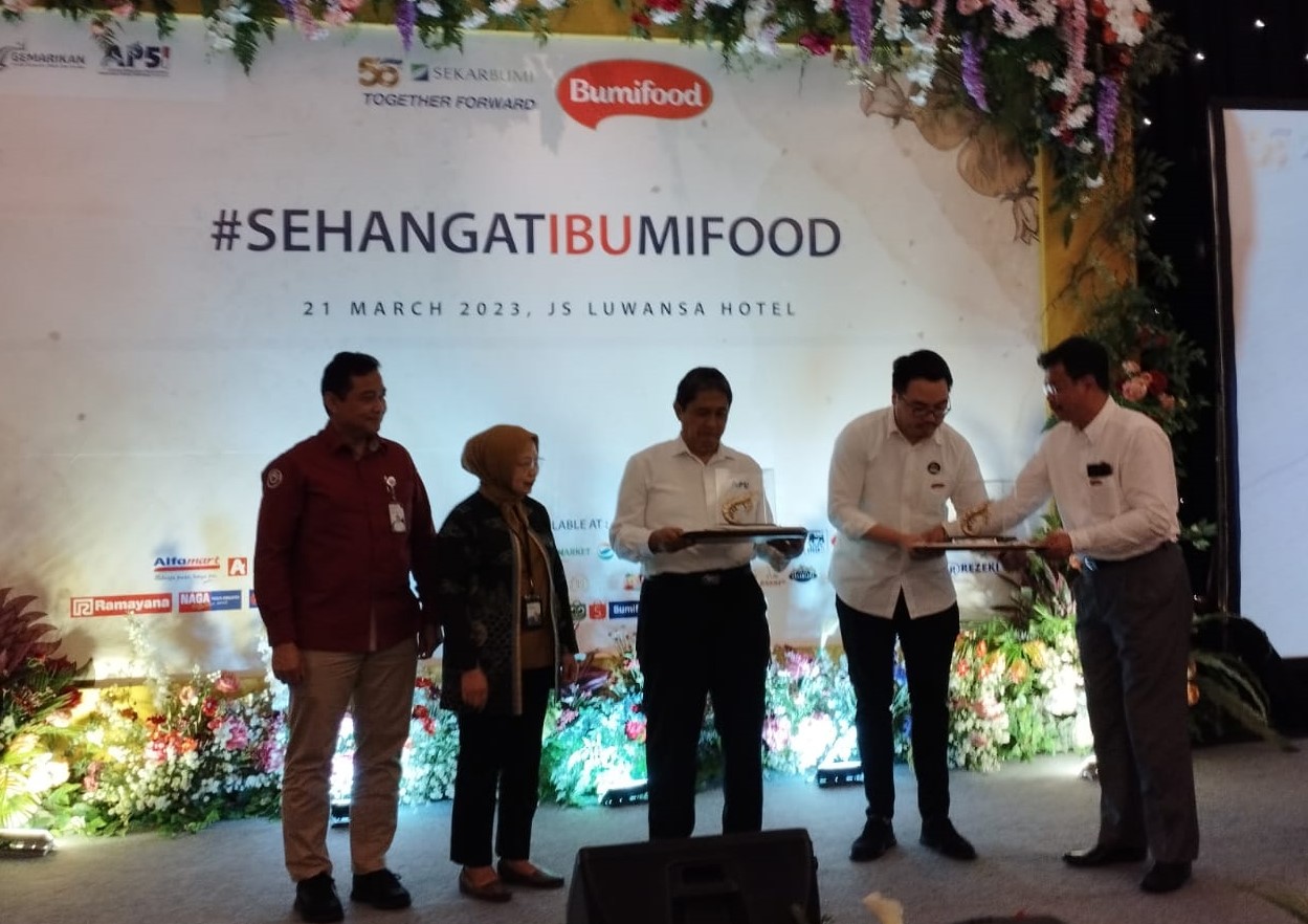 Acara Live Cooking bertajuk #Sehangatibumifood di Jakarta, Selasa (21/3).