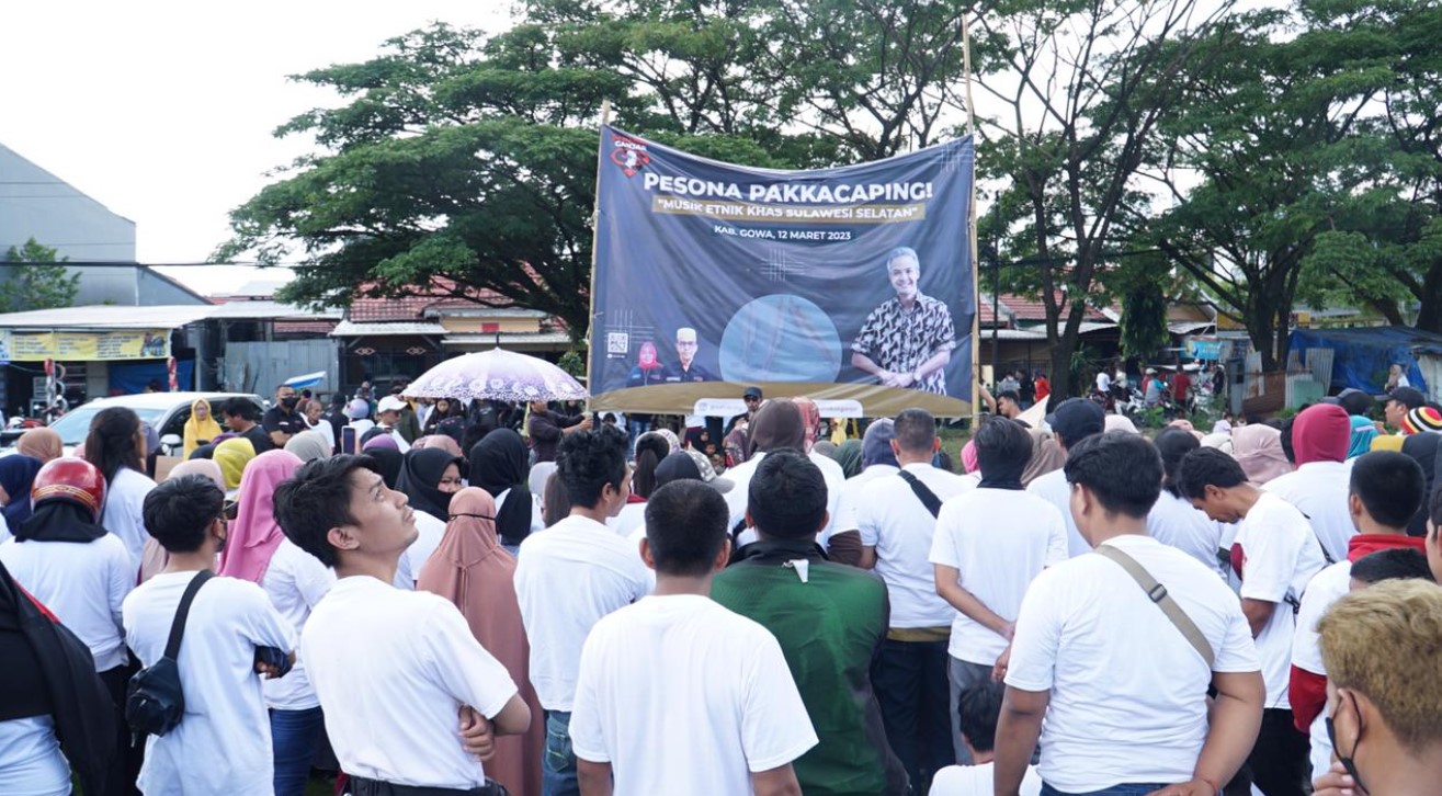 Kegiatan Sahabat Ganjar di Gowa, Sulawesi Selatan.