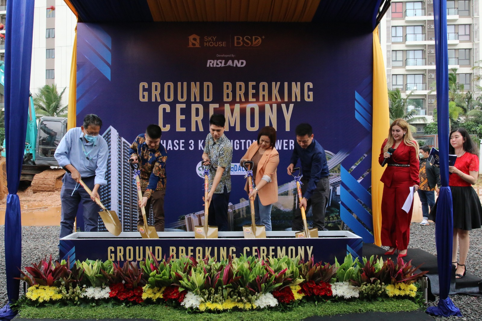 Ground breaking Tower Kensington.