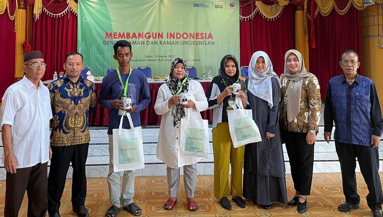 Sejumlah peserta sosialisasi tentang infrastruktur di Bangka Belitung.