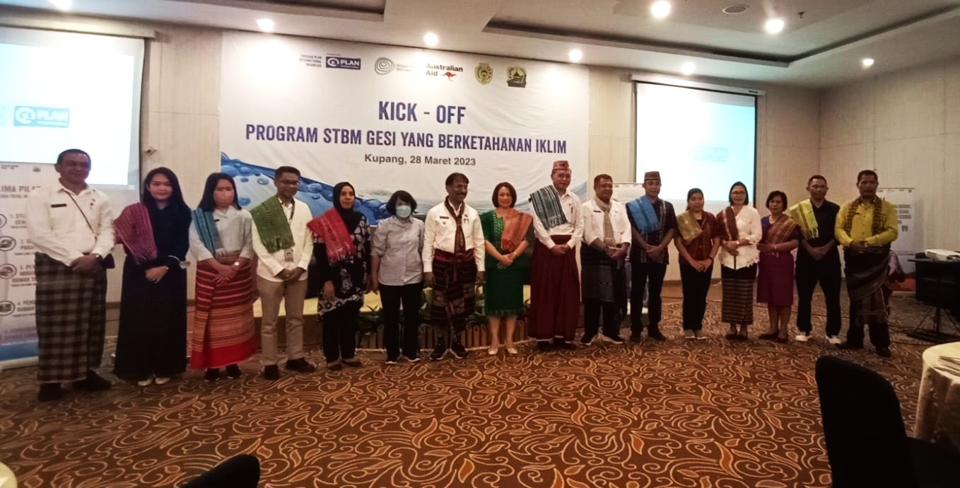  Kick Off STBM GESI yang berketahanan iklim di Kota Kupang, Selasa (28/3).