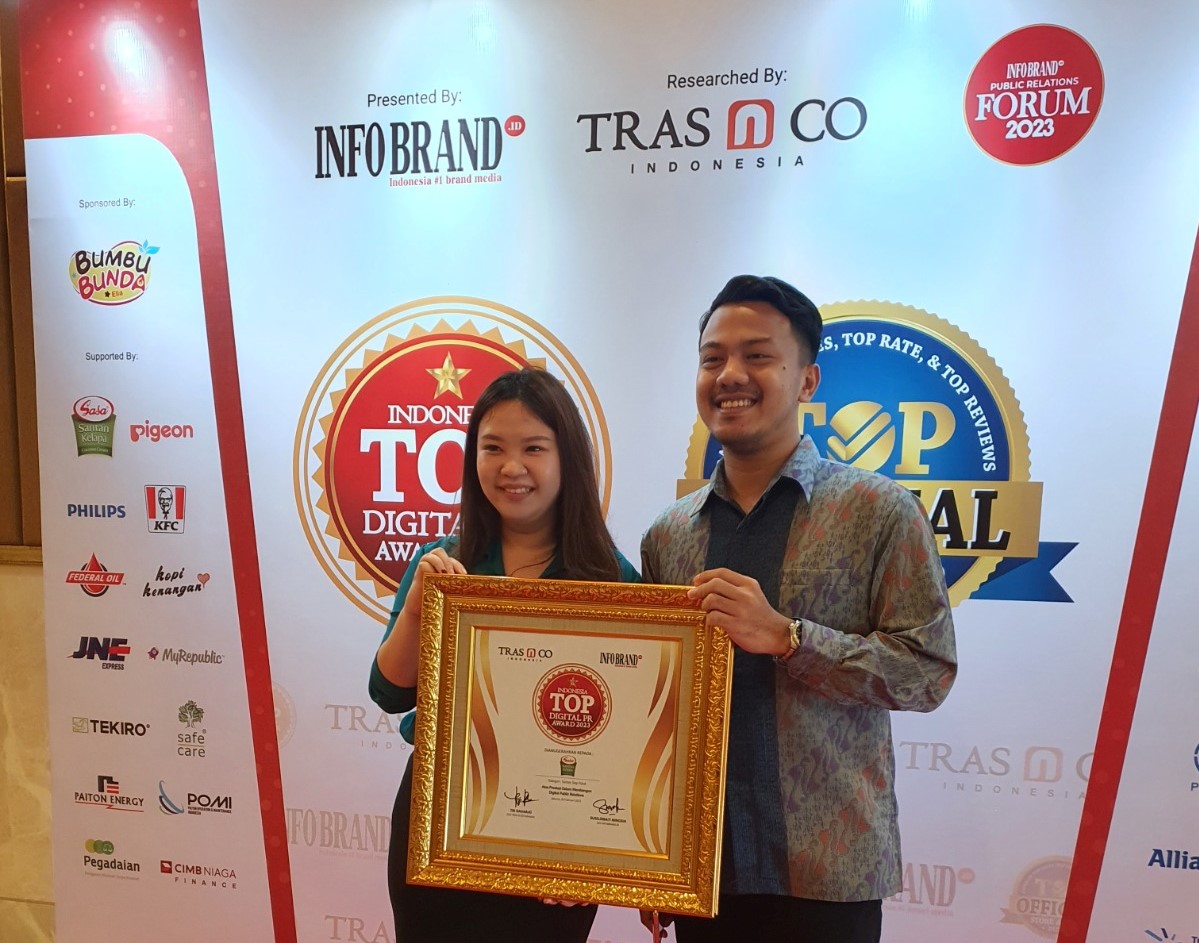 Penghargaan Top DigitalPR Award 2023 untuk Sasa Santan