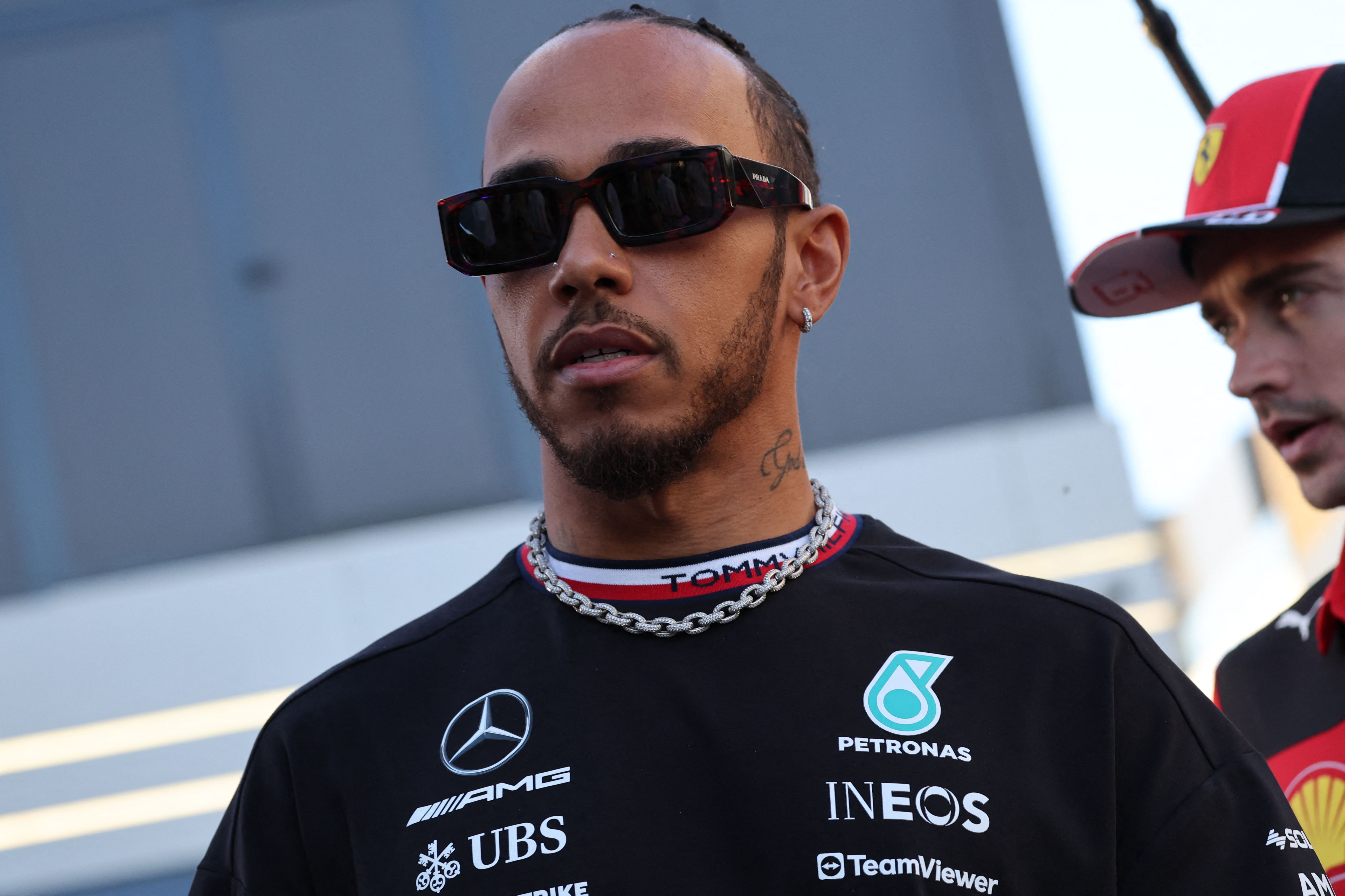 Pembalap Mercedes Lewis Hamilton