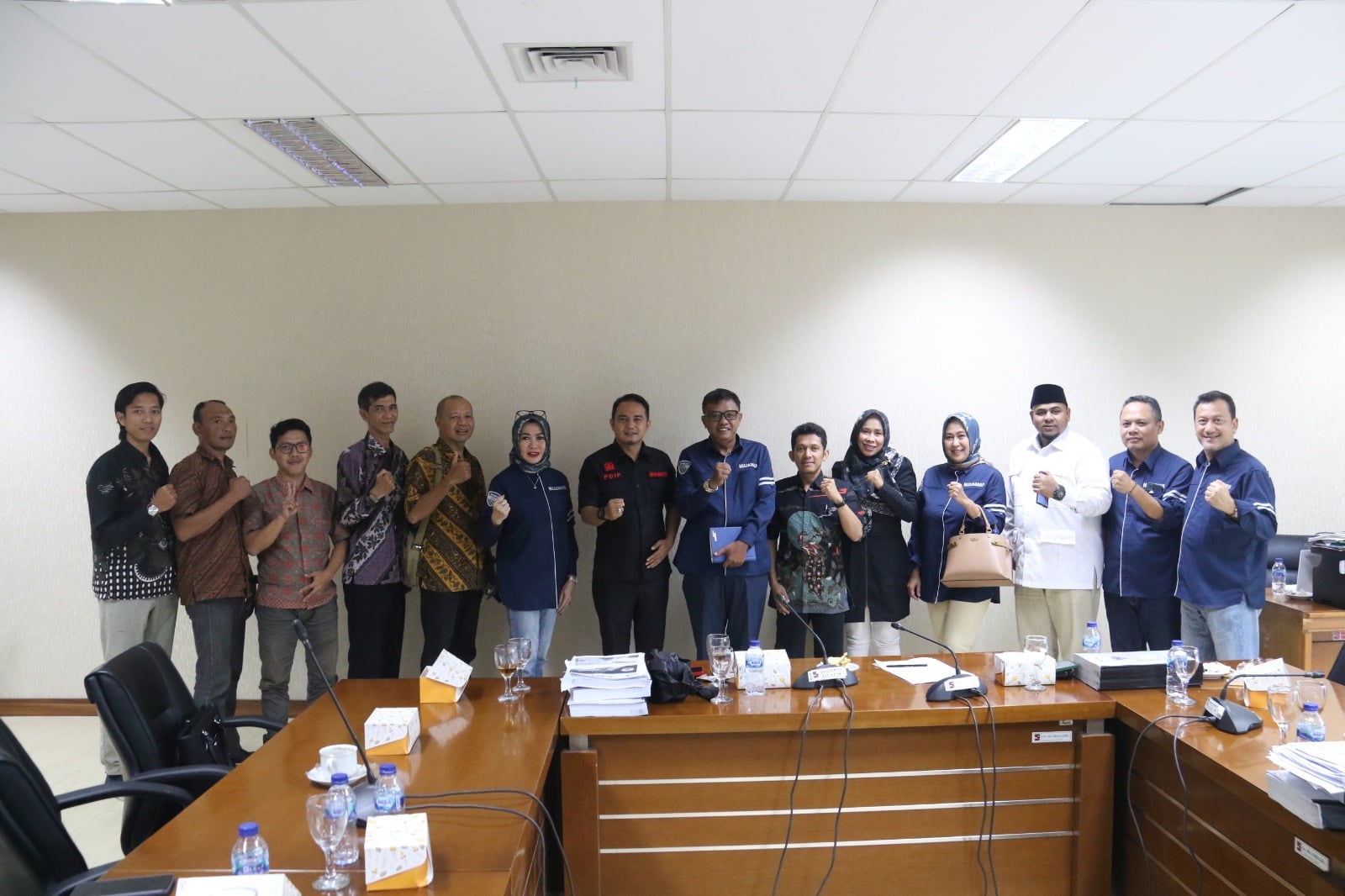 Komisi III DPRD Kota Bogor menerima audiensi Himpunan Asosiasi Jasa Konstruksi (Hipjaskon) Kota Bogor, Kamis (2/3)