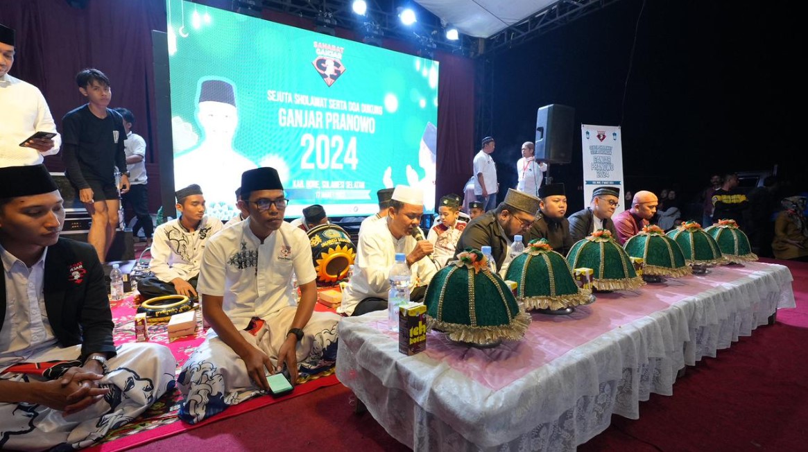 Sejuta Sholawat Serta Doa Dukung Ganjar Pranowo 2024