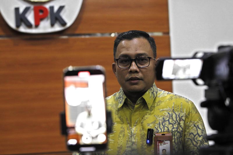Juru bicara bidang penindakan KPK Ali Fikri 