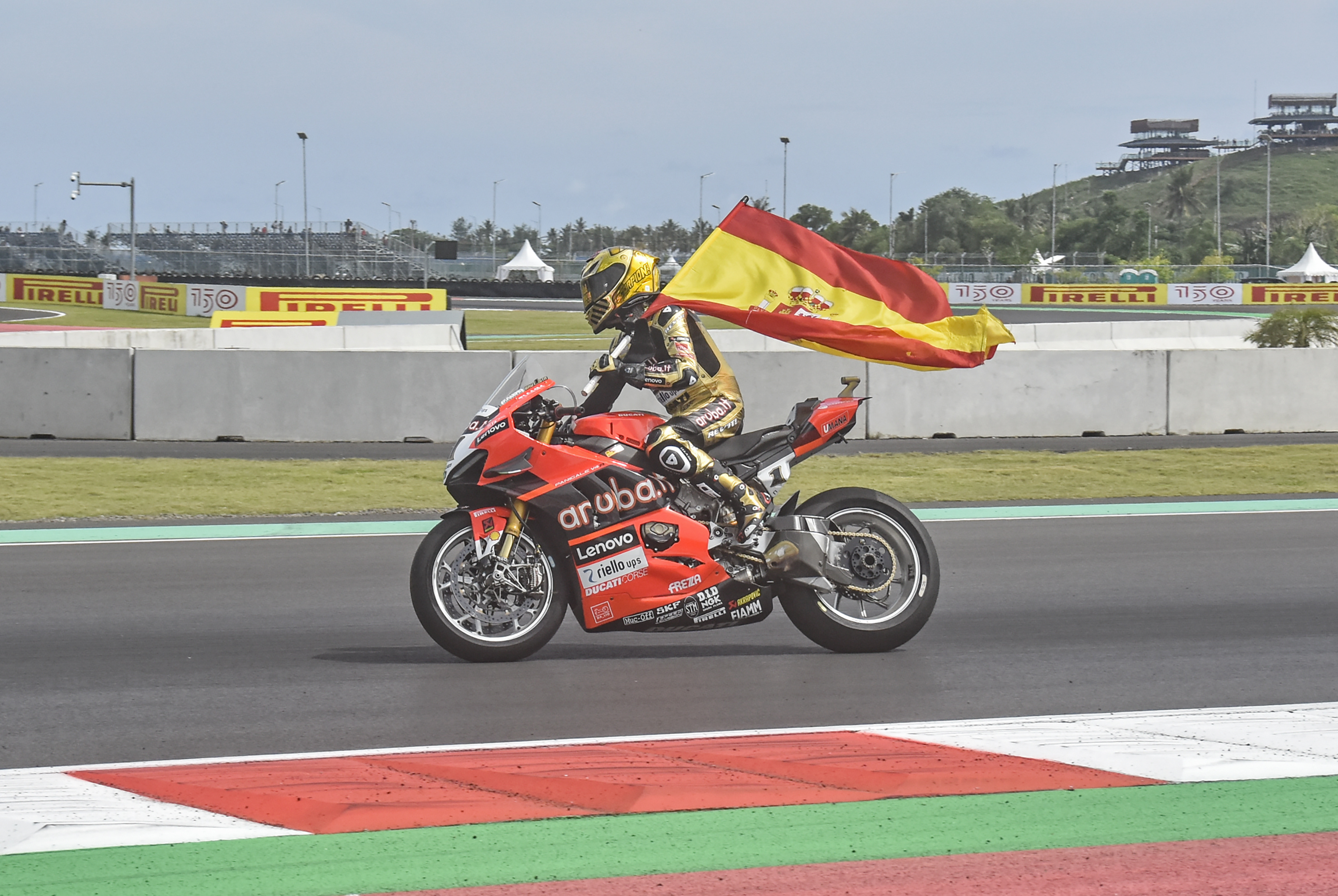 Pembalap Aruba.it-Ducati Alvaro Bautista