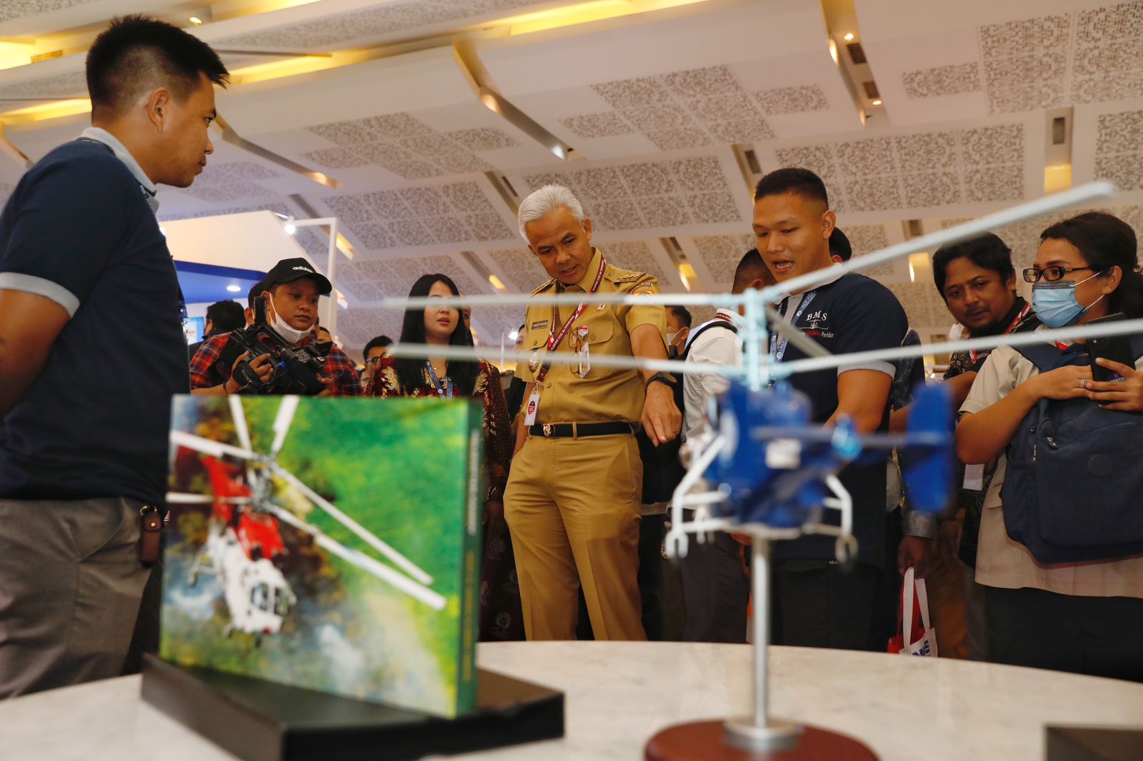 Gubernur Jateng Ganjar Pranowo menghadiri Rakornas Kebencanaan