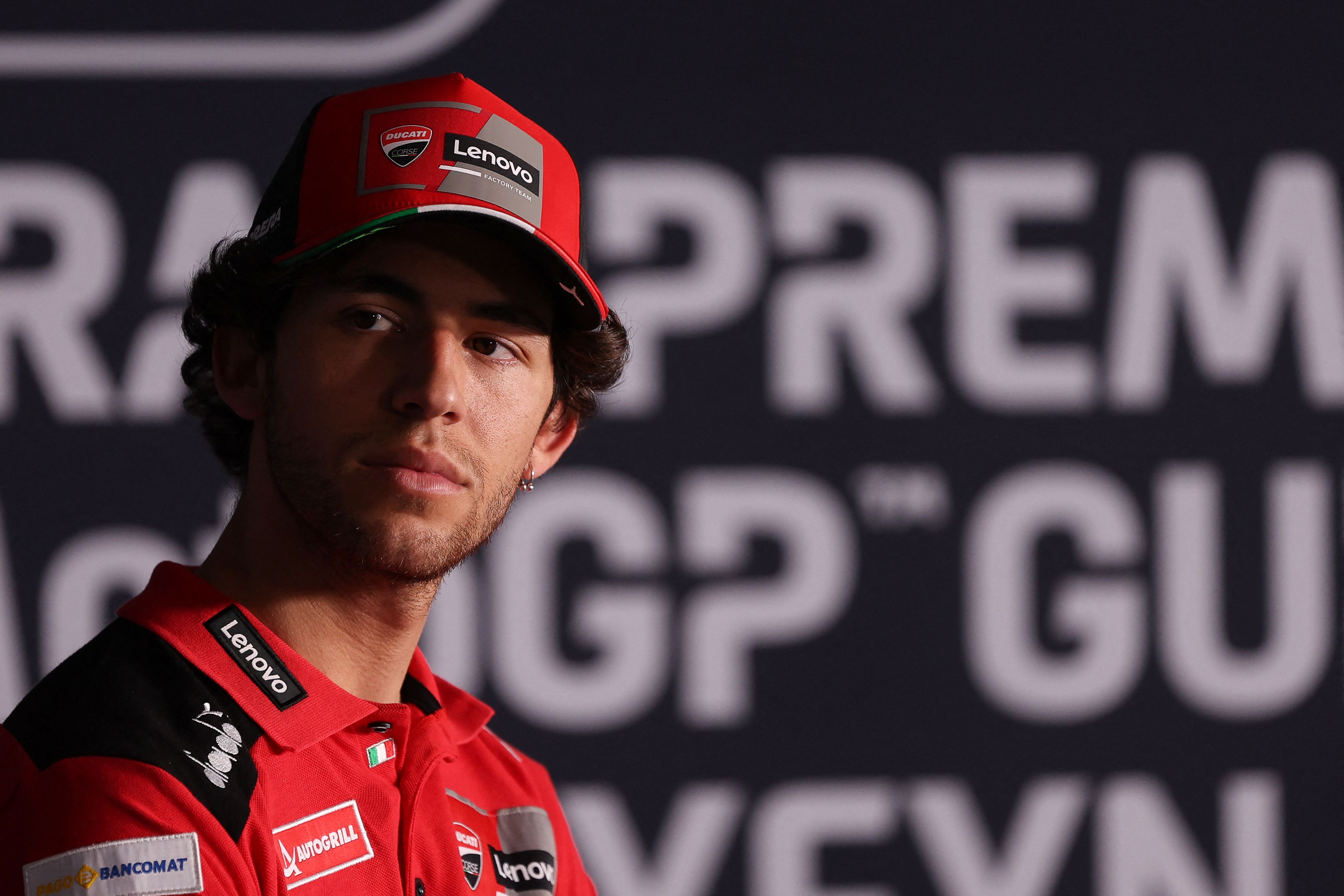 Pembalap Ducati Ena Bastianini.