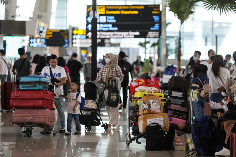 Sebanyak 635 ribu orang mudik menggunakan transportasi umum