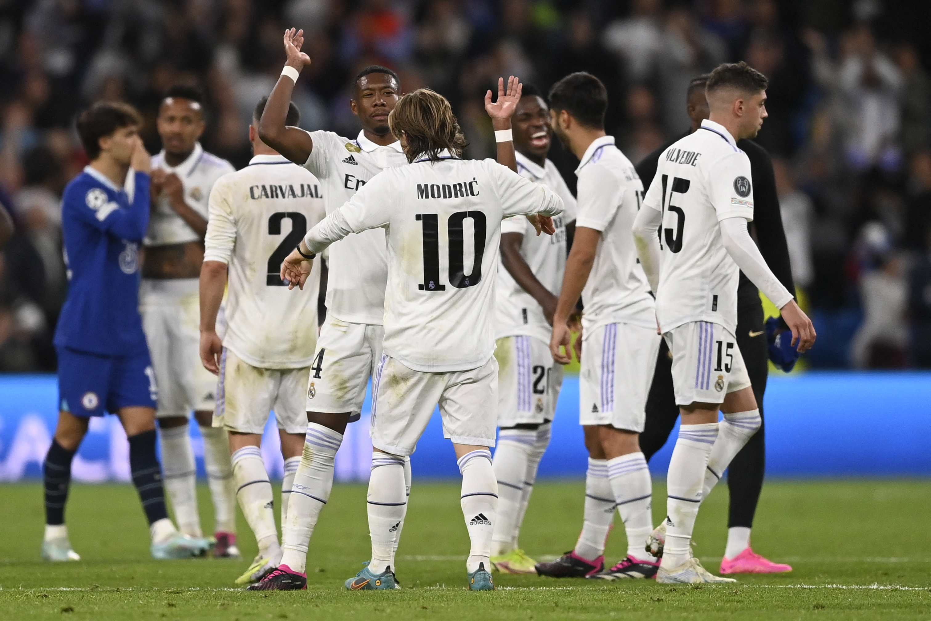 Tampil Dominan, Real Madrid Kalahkan 10 Pemain Chelsea