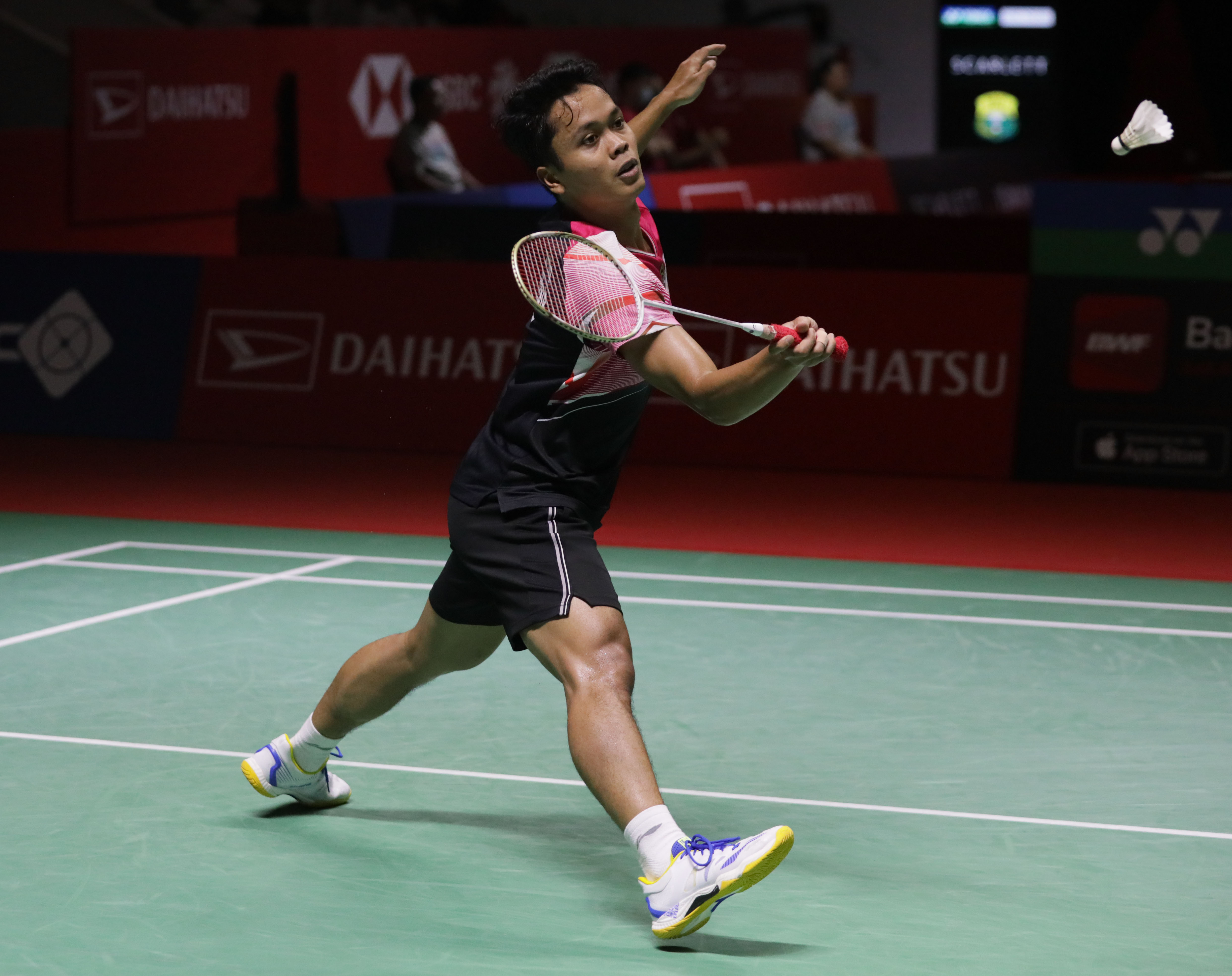 Tunggal putra Indonesia Anthony Sinisuka Ginting
